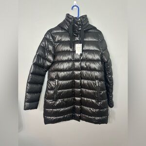 Nine West Women’s Black Puffer Jacket with Hood
